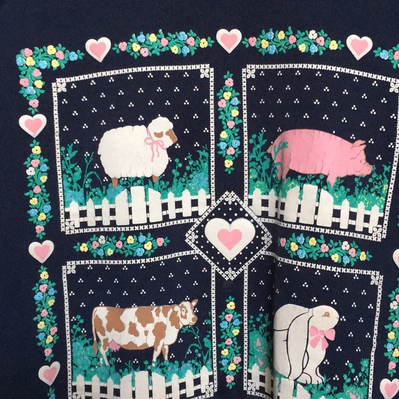 FINAL MARKDOWN LADIES fruit of the loom country chic sweatshirt large - Picture 2 of 7